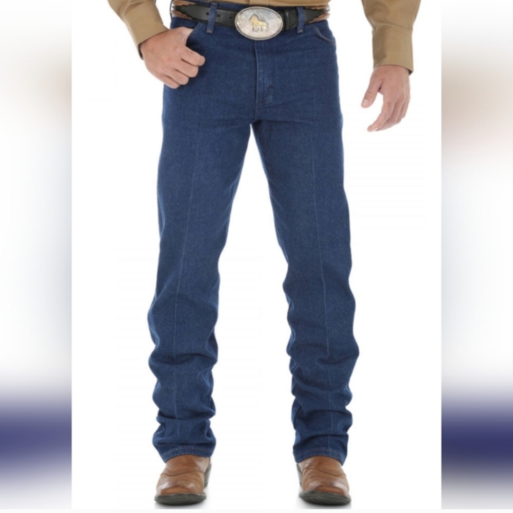 Wrangler 1013MWZ Cowboy Cut Jeans 36x36 TALL Blue Denim